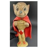 MIGHTY MOUSE 1950s soft squeeze toy
