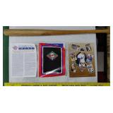 H&B US NAVY bat + Texas Rangers + Nolan Ryan items
