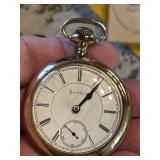 1907 ROCKFORD antique pocket watch 14k GF