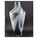 JOZEFINA KROSNO 1980s 13' art glass vase