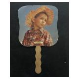 1930s Corsicana Texas Collin St Bakery antique fan