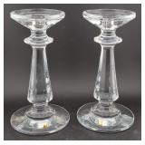 WATERFORD Illuminology pair large candlesticks 8'