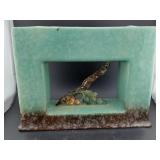 1950s ROSEVILLE Artwood green brown planter
