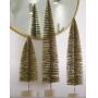 NEW August & Leo Glitter Bottle Brush Trees Set
