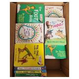 NEW Box Lot of 43 Miscellaneous Dr Seuss Books