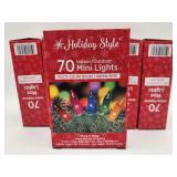 NEW Lot of 6 Mini Light Strands