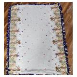 Picket Fence Pattern Throw Blanket