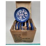 NEW Lot of 6 Floral Trinket Trays