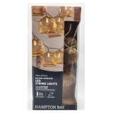 Hampton Bay Indoor 12ft. Battery Operated Metal