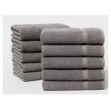 NEW 10pk BBath Towel Bundle Dark Gray- Room