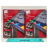 NEW Lot of 2 - 75ct All-Purpose Light Clips