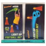 NEW Light-Uo Football & Soccer Sets