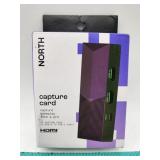 NEW NORTH 1080p/60Capture Cardwith Audio Jack: