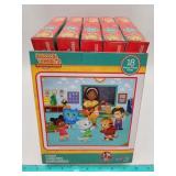 NEW Lot of 6 18pc Puzzles