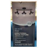 Hampton Bay2ft. 3-Light Track Dark Bronze Fixed
