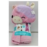 New Original Squishmallows Patty Hooded Blanket