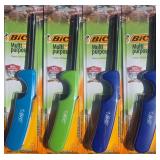 Sealed Case of 4 New Bic Multi Purpose Lighters