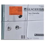 New Glacier Bay Two Handle Chrome Shower Set