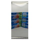 True Living 1 Gallon Double Zipper Storage Bags