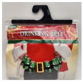 NEW Holiday Christmas P Party Drinking Belt