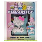NEW Hello Kitty and Friends Press NPop Diary