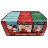 NEW Case of 18 - 30ct Christmas Cards