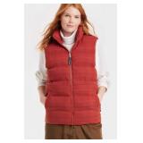 NEW Houston White Adult Puffer Vest-Red X-Large