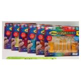NEW Lot of 6 Glitter Squashies