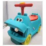 NEW Locbloc Hippo Ride-On with Blocks