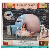 NEW FAO Schwarz Inflatable Dome Princess ToyTent
