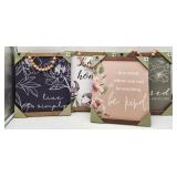 NEW Lot of 4 Wall Hangings