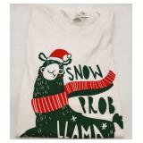 NEW S/M Snow Prob Llama Tshirt