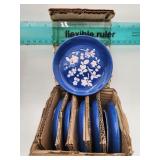 NEW Lot of 6 Floral Trinket Trays