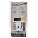 Sharper Image Socket Shelf Ultra 8 Port Surge