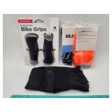 NEW Lot of Bicycle Grips, Gloves & Socks