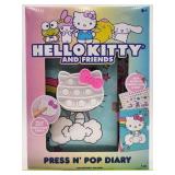 NEW Hello Kitty and Friends Press N Pop Diary
