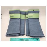 NEW Lot of 4 Waffle Kitchen TowelBlue -Figmint