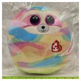 NEW TY Squish-A-Boo Cooper Sloth 10 Inch Plush