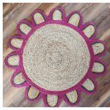 Scalloped Edge Jute Rug