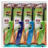 NEW Lot of 4 BIC Multi-Purpose Lighters Classic