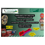 NEMS GEM'S 2 DAY MAN CAVE MEMORABILIA AUCTION 