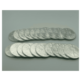 Full US Mint Tube of 2002 American Silver Eagles (20 OUNCES!)