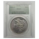 1888-O Morgan Silver Dollar PCGS MS63