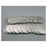 Full US Mint Tube of 2002 American Silver Eagles (20 OUNCES!)