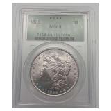 1885 Morgan Silver Dollar PCGS MS63