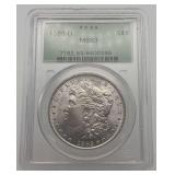 1885-O Morgan Silver Dollar PCGS MS63
