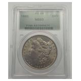 1886 Morgan Silver Dollar PCGS MS63