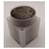 Full Tube of 20 Walking Liberty Half Dollars - Various Dates