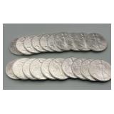 Full US Mint Tube of 2002 American Silver Eagles (20 OUNCES!)