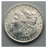 1885 Morgan Silver Dollar UNC